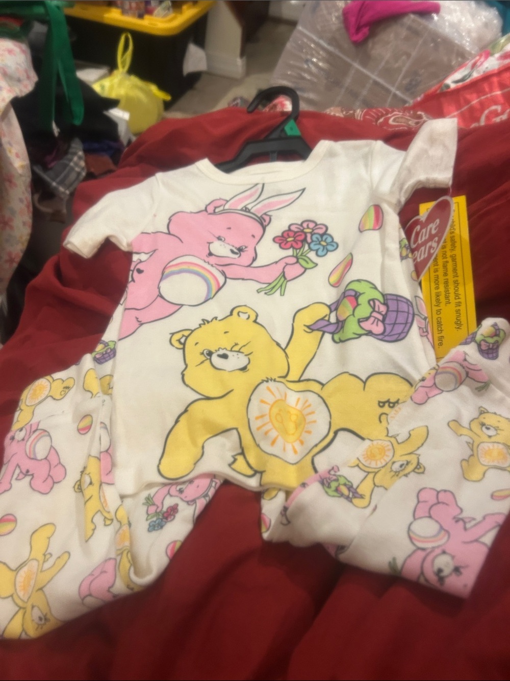 Net Sz 5t care bear Easter pajamas